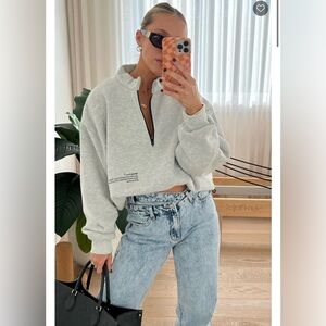 White Fox - Caught Up With You Zip Front Sweater